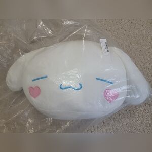 Sanrio Cinnamoroll Face Cushion Plushie Mochi Style Stuffing